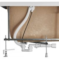 Монтажный комплект для ванны МАЙОРКА 150х90 см. (рама, слив-перелив с сифоном, крепеж к стене, крепе 1WH112431 — фото 1, Ванны и комплектующие