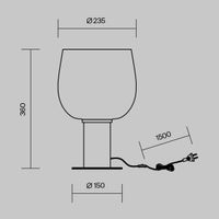 Настольный светильник Maytoni MOD414TL-01B — фото 14, Настольные лампы