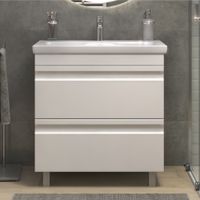 Тумба под раковину VIGO Holly 80 напольная белый арт-041 — фото 2, Тумбы под раковину