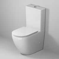 Унитаз напольный Grossman (660х390х855) безободковый,белый с тонкой крышкой,микролифт,смыв торнадо,2 места арт-GR-4407SQ — фото 5, Напольные унитазы