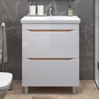 Тумба под раковину VIGO Grani 70 напольная дуб золотой (202 дуб золотой) — фото 2, Тумбы под раковину