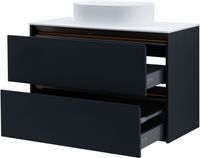 Тумба под раковину Allen Brau Activity 100 1.34014.AM антрацит матовый/олива браш — фото 17, Тумбы под раковину