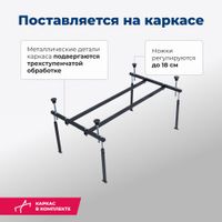 Акриловая ванна Aquanet West 120x70 (с каркасом) 00205558 — фото 6, Акриловые ванны