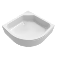 ПД 4 Поддон ДК средний полукруг 90х90 в комплекте арт-Щ0000013013 — фото 4, Душевые кабины