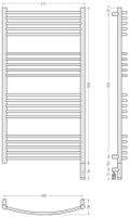 Товар: Полотенцесушитель электрический Сунержа Богема 3.1 выгнутая 1200х600 МЭМ правый Без покрытия 00-6003-1260 - фото 3 Полотенцесушитель электрический Сунержа Богема 3.1 выгнутая 1200х600 МЭМ правый Без покрытия 00-6003-1260 — фото 3, Электрические полотенцесушители