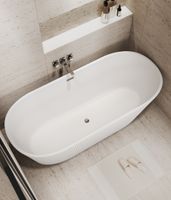 Ванна отдельностоящая Grossman Forta GR-27021M (170х75х58) цвет белый матовый,1 место — фото 4, Акриловые ванны