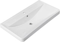 Товар: Раковина Aquanet Ирис 90 белая арт-00323883 - фото 3 Раковина Aquanet Ирис 90 белая арт-00323883 — фото 3, Раковины встраиваемые сверху