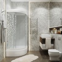 ДК Мозаика 100*100 В (7 мест+сифон D50мм) арт-Щ0000061822 — фото 5, Душевые кабины