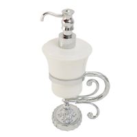 EDERA Дозатор жидкого мыла настольный, керамика/хром 16913 — фото 1, Дозаторы