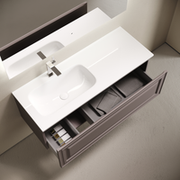 Тумба подвесная SANCOS Very левая 1195х445х406, c одним ящиком оснащенным доводчиками, Doha Soft , арт. арт-VR120LSM — фото 2, Тумбы под раковину