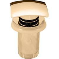 MD0481Z Водослив для умывальника CLICK - CLAK 5/4", ЦВЕТ ЗОЛОТО — фото 1, Слив и канализация