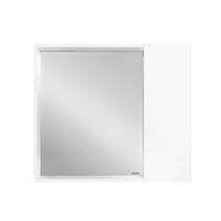 Зеркало со шкафом VIANT БЕРЛИН 80 подвесное белый арт-VBER80BEL-ZSH — фото 2, Зеркальные шкафы в ванную