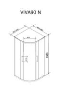 Товар: Ограждение VIVA90 N душевое Ceruttispa без поддона (90x90x195) - фото 5 Ограждение VIVA90 N душевое Ceruttispa без поддона (90x90x195) — фото 5, Комплектующие