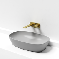 Смеситель для раковины SANCOS Nexus с внутренней частью, брашированное золото, PVD покрытие, арт. SC9013BG — фото 5, Смесители для раковины