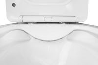 Унитаз-компакт Azario ANTEO SQUARE 385х630х820 напольный, безободковый, с быстросъемным сиденьем микролифт арт-AZ-1218A — фото 8, Напольные унитазы