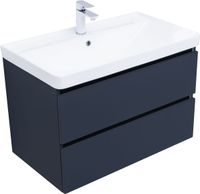 Товар: Тумба с раковиной Aquanet Вега 2.0 80 2 ящ. цв.маренго (раковина Ирис) 00344742 - фото 6 Тумба с раковиной Aquanet Вега 2.0 80 2 ящ. цв.маренго (раковина Ирис) 00344742 — фото 6, Тумбы с раковиной