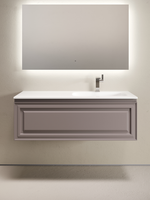 Тумба подвесная SANCOS Very правая 1195х445х406, c одним ящиком оснащенным доводчиками, Doha Soft , арт.VR120RSM — фото 1, Тумбы под раковину