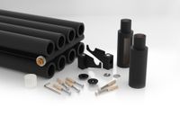 Отопительный радиатор Сунержа Эталон-00 EU50 1800х277 4 секции Тёмный титан муар арт-15-0335-1804 — фото 3, Радиаторы отопления