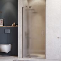 Душевая дверь RGW HO-014Gr 100x200, профиль серый, стекло матовое/8 мм (EasyClean), арт-350601410-210 — фото 2, Распашные душевые двери