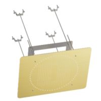 Верхний душ потолочный R452.03.03, золотой сатин — фото 1, Верхние души