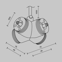 Комплектующие для систем освещения с токоведущими элементами Technical CA017TX-P-B — фото 5, Комплектующие для освещения
