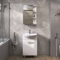 Тумба под раковину VIGO Hoska 50 напольная белый (228) — фото 5, Тумбы под раковину