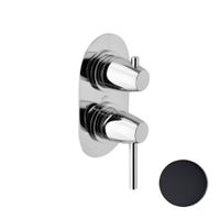 Смеситель для душа встраиваемый Webert Opera Moderna , черный арт-OE860101560 — фото 1, Встраиваемые смесители для душа