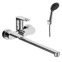 RS33 Смеситель для ванны, круг.пов.излив 350мм, р/ОД, хром, ROS, RS33-32 — фото 1, Смеситель для ванны