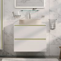 Тумба под раковину Allen Brau Activity 90 белый матовый/олива браш арт-1.34013.WM — фото 4, Тумбы под раковину