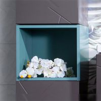 Комплект мебели для ванной Бриклаер КРИСТАЛЛ 60ZS-2, графит/муссон — фото 8, Комплекты мебели для ванной