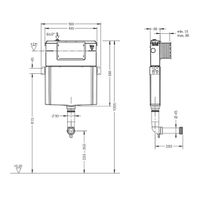 Смывной бачок скрытого монтажа Artceram для унитаза арт-700.100 — фото 2, Смывные бачки скрытого монтажа