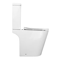 Унитаз-компакт Azario Flin 365х590х790 напольный, безободковый с быстросъемным сиденьем микролифт арт-AZ-1363C — фото 11, Напольные унитазы