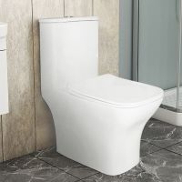 Товар: Унитаз моноблок с функцией биде Azario Lodi 350х665х750 напольный, безободковый, горизонтальный слив, сиденье дюропласт микролифт арт-AZ-8617B - фото 11 Унитаз моноблок с функцией биде Azario Lodi 350х665х750 напольный, безободковый, горизонтальный слив, сиденье дюропласт микролифт арт-AZ-8617B — фото 11, Напольные унитазы