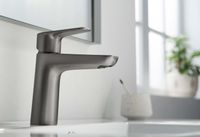 AQ1110BGM БЕТТА смеситель для раковины 98, без донного клапана, оружейная сталь — фото 8, Смесители для раковины