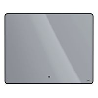 Зеркало Lemark MIOBLACK 100х80 см с интерьерной подсветкой, с подогревом арт-LM100ZM-black — фото 2, Зеркала в ванную комнату