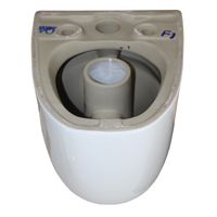 Унитаз подвесной Azario FOTE 340х480х350 безободковый, слив "Скрытое Торнадо", с быстросъемным сиденьем микролифт арт-AZ-116-UQ3 — фото 13, Подвесные унитазы