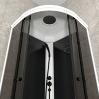 ДК Грэй-Блэк 90*90 В (7 мест+сифон D50) арт-Щ0000067303 — фото 13, Душевые кабины