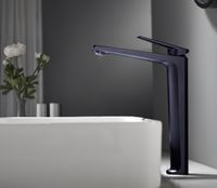 Смеситель VIVA XLB для раковины, черный, высокий BOCH MANN арт-BM9135 — фото 2, Смесители для раковины