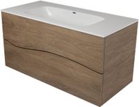 Тумба под раковину Allen Brau Glority 100 дуб антик арт-1.35002.NW — фото 2, Тумбы под раковину