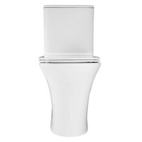 Унитаз напольный Azario FRETTA ROUND 650x340x790 безободковый, в комплекте прямым сиденьем микролифт арт-AZ-7121A — фото 11, Напольные унитазы