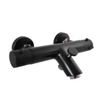 TRM54.5CMAT TERMOSTAT - смеситель для ванной, ЧЕРНЫЙ МАТОВЫЙ — фото 1, Смеситель для ванны