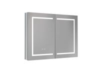 Товар: Шкаф зеркало для ванной с подсветкой Aquatek AQ7904-MLC, прямоугольное, сенсорное управление, 900*700*133 - фото 4 Шкаф зеркало для ванной с подсветкой Aquatek AQ7904-MLC, прямоугольное, сенсорное управление, 900*700*133 — фото 4, Зеркальные шкафы в ванную