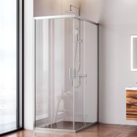 W90G-403-120280-MT Gem душевое огражд прямоугольн.,раздвиж.двери 120x80 хром мат.,стекло прозрачн — фото 8, Душевые кабины и ограждения