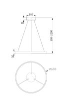 Товар: Подвесной светильник Maytoni MOD058PL-L32BS4K - фото 6 Подвесной светильник Maytoni MOD058PL-L32BS4K — фото 6, Подвесные светильники