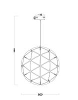 Товар: Подвесной светильник Freya арт-FR5099PL-L52CH - фото 4 Подвесной светильник Freya арт-FR5099PL-L52CH — фото 4, Подвесные светильники