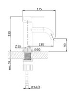 OneLife смеситель для раковины однорычажный полимерный, хром арт-P99-020cr — фото 9, Смесители для раковины