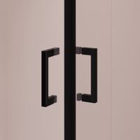 Душевой уголок квадратный RGW PA-038B 800x800, профиль черный, стекло прозрачное/6 мм, арт-350803888-14 — фото 6, Квадратные душевые уголки