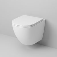 Унитаз подвесной Grossman Color (490х370х360) безободковый,белый матовый с тонкой крышкой,микролифт,1 место арт-GR-4455MS — фото 1, Подвесные унитазы