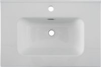 Раковина Aquanet Flat 70 белая матовая арт-00330430 — фото 2, Раковины встраиваемые сверху