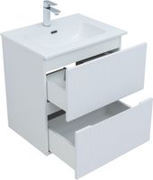Тумба с раковиной Aquanet Джейн 60 цв.белый матовый (раковина Фортуна) 00332531 — фото 18, Тумбы с раковиной
